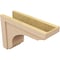 Ekena Millwork 8"W x 24"D x 16"H Classic Warren Rough Cedar Woodgrain TimberThane Corbel, Primed Tan CORUR08X24X16WARRCPR - alternate 2